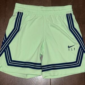 Nike Mint Green Shorts with Navy Accents